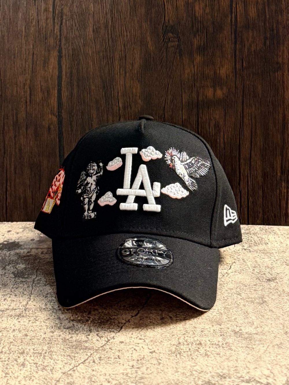 Era LA Dodgers 9FORTY Tokyo Series 2025 Side Patch Black Snapback OSFA